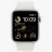 Smartwatch APPLE Watch SE 2 44mm/Silver Aluminum Case with White Sport Band MNK23 GPS Silver