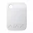 Зашифрованный бесконтактный брелок Ajax Encrypted Contactless Key Fob "Tag", White (3pcs)