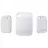 Зашифрованный бесконтактный брелок Ajax Encrypted Contactless Key Fob "Tag", White (3pcs)