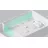 Senzor de miscare Ajax WIRELESS SECURITY NARROW BEAM MOTION DETECTOR "MOTIONPROTECT CURTAIN", WHITE