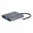 Cablu video Cablexpert 6-in-1 Type-C to VGA/HDMI/AUX/USB3.0/SDcard reader/Type-C socket, A-CM-COMBO6-01