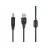 Cablu USB Cablexpert USB, AM/BM, 3.0 M, RETAIL PACK, BLACK, CCFB-USB2-AMBM-3M