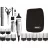 Masina de tuns Wahl HomePro Deluxe 79305-1316, 9 trepte de taiere, 10 piepteni, Inox, Argintiu