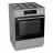 Aragaz combinat GORENJE KS 635 X, 71 l, 4 arzatoare, Aprindere electrica, Grill, Timer, Curatare cu abur AquaClean, 60 cm, Inox