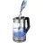 Ceainic electric POLARIS PWK 1725CGLD Wifi IQ Home, 1.7 l, 2200 W, Wi-Fi, Sticla, Transparent, Inox