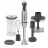 Blender POLARIS PHB 1583L, 1500 W, 0.5 l, 25 viteze, Turbo, Inox, Negru