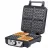 Aparat de facut waffe First FA53053, 1100 W, Inox, Negru