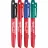Marker MILWAUKEE pu santier cu varf fin Negru, Rosu, Albastru, Verde