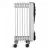 Radiator cu ulei Eurolux ОМПТ-7Н, 1500 W, 3 trepte putere 600/900/1500 W, 20 m², Termostat, Alb