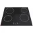 Plita electrica incorporabila Eurolux HBKLV64T, 6 kW, 4 arzatoare, Vitroceramica, Negru