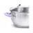 Cratita cu capac FISSMAN Annette 5482, 4.7 l, 24 cm, Inox, Violet