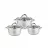 Set cratite Zilan ZLN4083, 6 buc., Inox, 16x11 cm, 18x12 cm, 20x13 cm