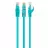 Patchcord Cablexpert CAT.6U 1M, VERDE, PP6U-1M/G, TORONAT NEECRANAT