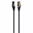 Patchcord Cablexpert Cat.8 1.0m, Negru, PP8-LSZHCU-BK-1M, Fum redus Zero Halogen (LSZH)