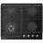 Plita incorporabila cu gaz WOLSER WL-BRD 6400 GBN BLACK FFD, 4 arzatoare, Arzator Wok, Sticla calita, Aprindere electrica, Negru