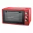 Cuptor electric ZANETTI CE 37 RED, 37 l, 1400 W, 4 functii, Grill, Timer, Curatare traditionala, Rosu