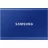 SSD Samsung 1TB Portable SSD T7 MU-PC1T0H/WW, External SSD, Blue, Read 1050 MB/s, Write 1000 MB/s, Shock Resistance, USB 3.2 Gen.2