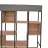 Raft DP TERRA 150, PAL melaminat, Sonoma, Antracit, 150x132x30