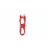 Cablu Cellular Line Lightning Cable Strip MFI, 1M, Red