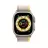 Smartwatch APPLE Watch Ultra GPS + Cellular 49mm Titanium Case with Yellow/Beige Trail Loop - M/L, MQFU3