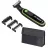 Trimer POLARIS PHC 0303RB, 3 setari lungime, 0.1-5 mm, Negru, Verde