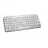 Клавиатура беспроводная LOGITECH MX KEYS MINI, Premium typing, Metal plate, BT/2.4Gh, US Layout, Pale Grey
