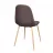 Стул DP C-710 Denim Brown, Фанера, Пенополиуретан, Металл, Ткань
