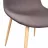 Стул DP C-710 Denim Brown, Фанера, Пенополиуретан, Металл, Ткань