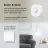 Умный выключатель TP-LINK WIRELESS SMART LIGHT SWITCH "TAPO S210", WHITE, 1-GANG