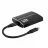 Cablu video Cablexpert TYPE-C TO 2*HDMI SOCKET 0.15M , UP TO 4K AT 30 HZ A-CM-HDMIF2-01