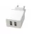 Incarcator Xpower Wall Charger XPower + Lightning Cable, 2USB, 2.4A, WhiteInput : 100-240V ~50/60Hz Max0.6A Output: 5.0V-2.0A Standard USB interface - Plug and use