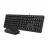 Kit (tastatura+mouse) A4TECH KK-3330, Laser Engraving, Splash Proof, Fn keys, Black, USB