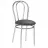 Стул DP Tulipan V-4 Black", Металл, Искусственная кожа, Черный