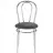 Стул DP Tulipan V-4 Black", Металл, Искусственная кожа, Черный