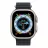 Ceas smartwatch APPLE Watch Ultra GPS + Cellular, 49mm Titanium Case with Midnight Ocean Band, MQFK3