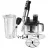 Blender MPM MBL-11, 800 W, 1.75 l, Functie turbo, Inox, Negru