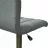 Scaun DP SB-044~Catifea Grey, Stofă, Metal, Gri catifea