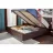 Кровать Ambianta RIO 1.4 m, ЛДСП, Экокожа, Коричневый, 140 x 200