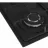 Plita incorporabila cu gaz BEKO HIYG64225SBO, 4 arzatoare, Arzator Wok, Vitroceramica, Negru