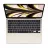 Laptop APPLE MacBook Air 13.6" M2 (2022) Starlight, 8GB RAM, 256GB SSD, RU layout