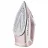 Fier de calcat POLARIS PIR 2497AK, 2400 W, 300 ml, Talpa ceramica, Alb, Roz