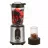 Blender POLARIS PTB 1530G, 1500 W, 1.5 l, 2 viteze, Functie pulse, Inox, Negru