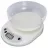 Весы кухонные ESPERANZA COCONUT EKS007 White with bowl (1L), 5 кг, Пластик, Тарокомпенсация, Белый