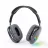 Беспроводные наушники GEMBIRD BHP-LED-02-BK, Bluetooth Stereo Headphones with built-in Microphone, Bluetooth v.5, Operation distance: up to 10 m in the open air, 400 mAh Li-ion battery, multifunction button, black