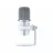 Микрофон HyperX SOLOCAST, WHITE, for the streaming, Sampling rates: 48 / 44.1 /32 / 16 / 8 kHz, 20Hz-20kHz, Tap-to-Mute sensor with LED indicator, Flexible, Adjustable stand, Cardioid polar pattern, Boom arm and mic stand, Cable length: 2m, Black,  USB
