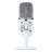 Microfon HyperX SoloCast, White, for the streaming, Sampling rates: 48 / 44.1 /32 / 16 / 8 kHz, 20Hz-20kHz, Tap-to-Mute sensor with LED indicator, Flexible, Adjustable stand, Cardioid polar pattern, Boom arm and mic stand, Cable length: 2m, Black,  USB