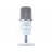 Микрофон HyperX SOLOCAST, WHITE, for the streaming, Sampling rates: 48 / 44.1 /32 / 16 / 8 kHz, 20Hz-20kHz, Tap-to-Mute sensor with LED indicator, Flexible, Adjustable stand, Cardioid polar pattern, Boom arm and mic stand, Cable length: 2m, Black,  USB