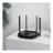 Router wireless MERCUSYS MR80X Wi-Fi 6 Wireless Gigabit Router, 2402Mbps at 5Ghz + 574Mbps at 2.4Ghz, 802.11ax/ac/a/b/g/n, 1 Gigabit WAN+3 Gigabit LAN, OFDMA, MU-MIMO, Target Wake Time, BSS color, 4 fixed antennas