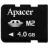 Card de memorie APACER Apacer 4GB Memory Stick Micro M2