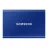 Hard disk extern Samsung 2TB Portable SSD T7 MU-PC2T0H/WW External SSD, Blue, Read 1050 MB/s, Write 1000 MB/s, Shock Resistance, USB 3.2 Gen.2